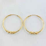 Hoop Earrings Trio 1.6gr / 1.0in / 18K Gold