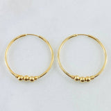 Hoop Earrings Trio 1.75gr / 1.0in / 18K Gold