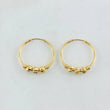 Hoop Earrings Trio 1.05gr / 0.6in / 18K Gold