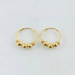 Candongas Trio 0.95gr / 1.3cm / Oro Amarillo 18K