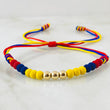 Tricolor Beads Bracelet Style 2° 0.25gr / 18K Yellow Gold *