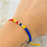 Tricolor Beads Bracelet Style 3° 0.25gr / 18K Yellow Gold *
