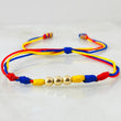 Tricolor Beads Bracelet Style 1° 0.25gr / 18K Gold
