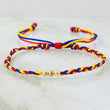 Tricolor Beads Bracelet Style 4° 0.2gr / 18K Yellow Gold *
