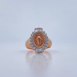 Miraculous Virgin Ring 7gr / Size 7 3/4 / White Zircons Two-tone 18K White and Rose Gold $