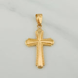 Dije Cruz 0.8gr / 3.2cm / Oro Amarillo 18K %