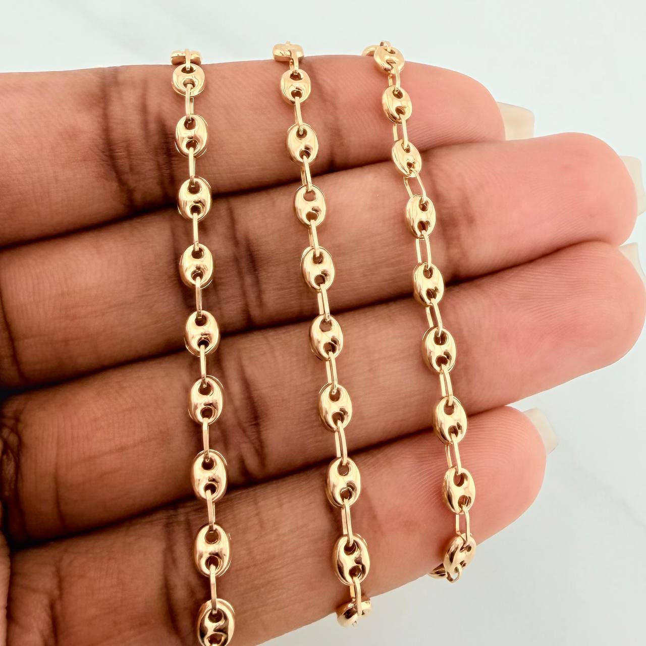 GC Chain 5.2gr / 49cm / 3.4mm Yellow Gold 18K %