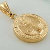 Dije San Benito 0.85gr / 2cm / Oro Amarillo 18K %