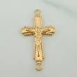 Herraje Cruz Cristo 1.1gr / 2.8cm / Oro Amarillo 18K %