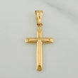 Dije Cruz 0.75gr / 3cm / Oro Amarillo 18K %