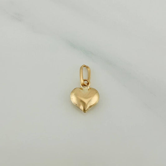 Heart Pendant 0.3gr / 1/2 in / 18K Yellow Gold &