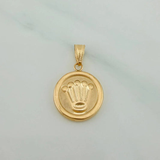 Pendant Crown 0.6g / 3/4 in Yellow Gold 18K