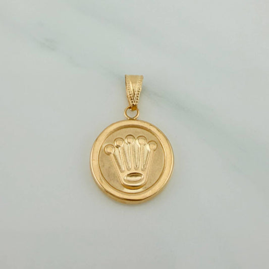 Dije Corona 1.2 g / 1 in Oro Amarillo 18K