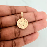 Pendant Crown 1.15gr / 2.3cm / Yellow Gold 18K %
