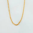 Cadena Singapur 1.6 g / 17 3/4 in / 1.25 mm Oro Amarillo 18K