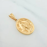 Dije Virgen Milagrosa 2 g / 1 1/2 in Oro Amarillo 18K