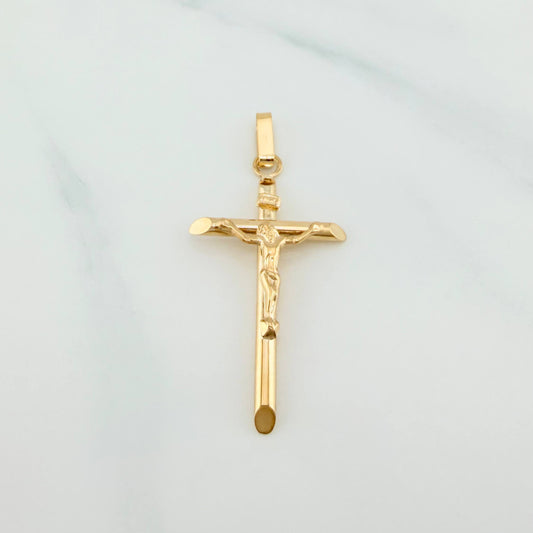 Dije Cruz Cristo 1.15 g / 1 1/2 in Oro Amarillo 18K