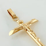 Dije Cruz Cristo 1.75 g / 2 in Oro Amarillo 18K