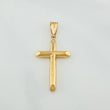 Dije Cruz 1.25 g / 1 3/4 in Oro Amarillo 18K