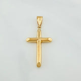 Dije Cruz 1.25 g / 1 3/4 in Oro Amarillo 18K