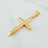 Dije Cruz 1.25 g / 1 3/4 in Oro Amarillo 18K
