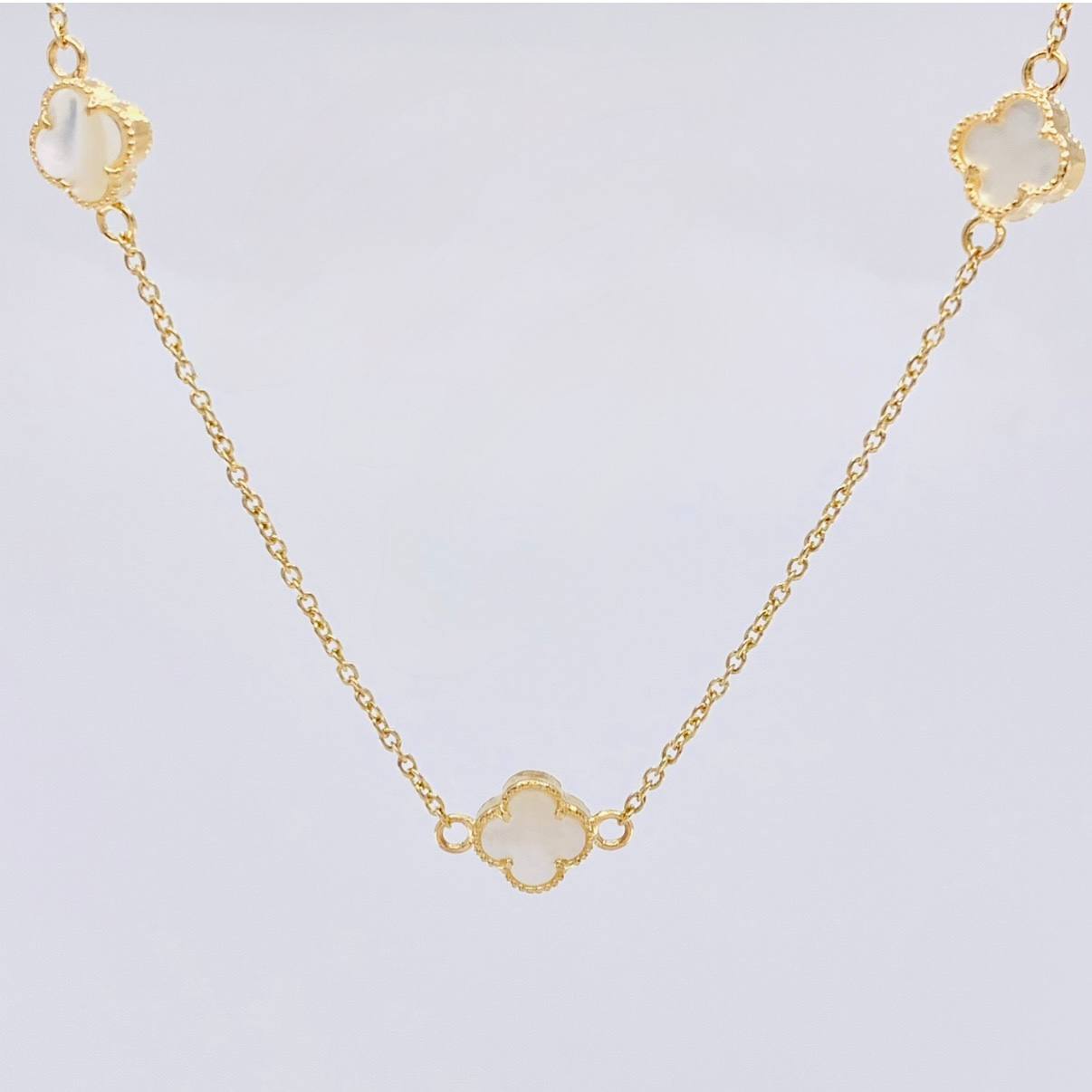 Cadena Aro Seguido Trebol 5.85 g / 20 in / 1.5 mm Oro Amarillo 18K