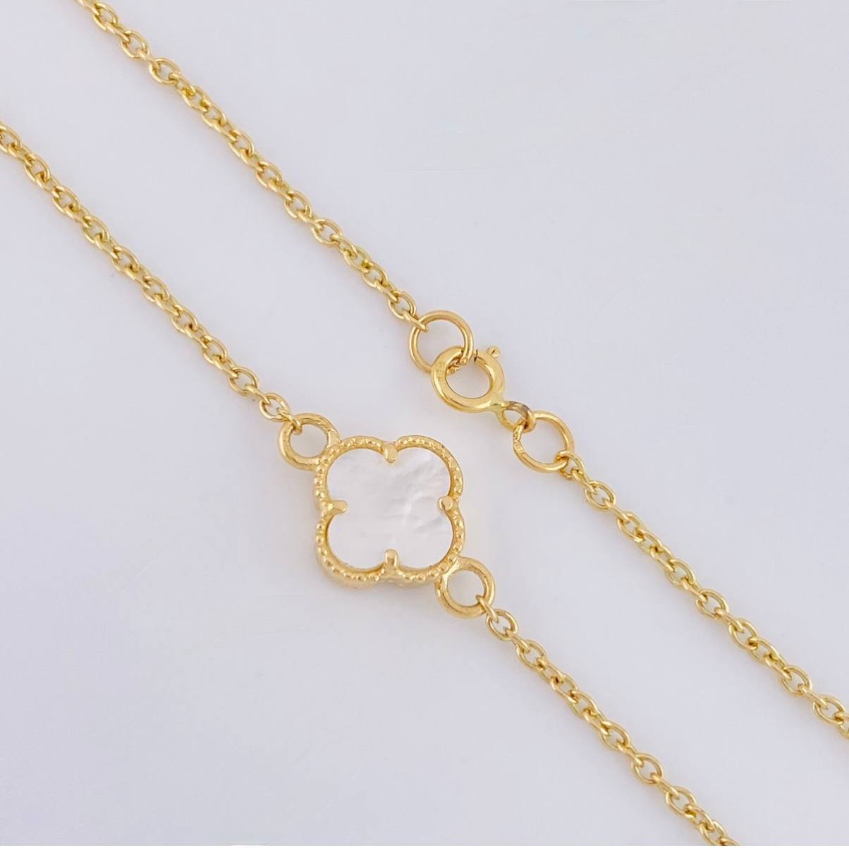 Cadena Aro Seguido Trebol 5.85 g / 20 in / 1.5 mm Oro Amarillo 18K