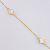 Cadena Aro Seguido Trebol 8.75 g / 19 3/4 in / 1.5 mm Oro Amarillo 18K