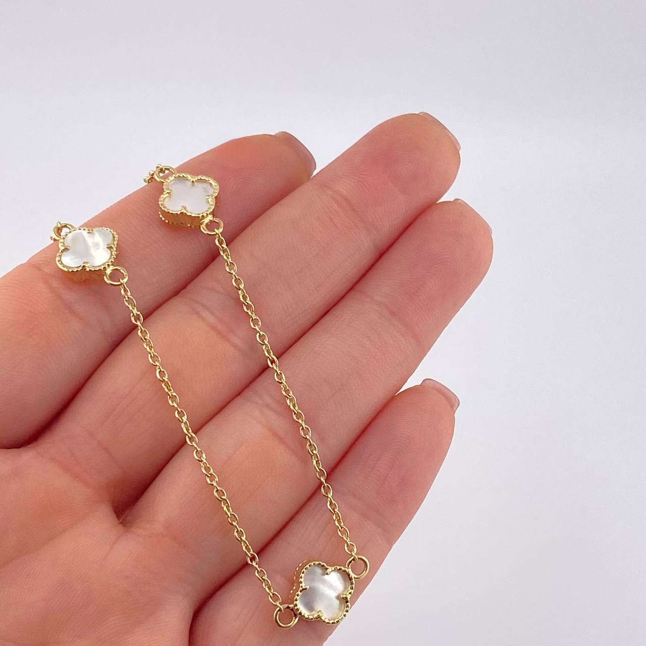 Cadena Aro Seguido Trebol 8.75 g / 19 3/4 in / 1.5 mm Oro Amarillo 18K