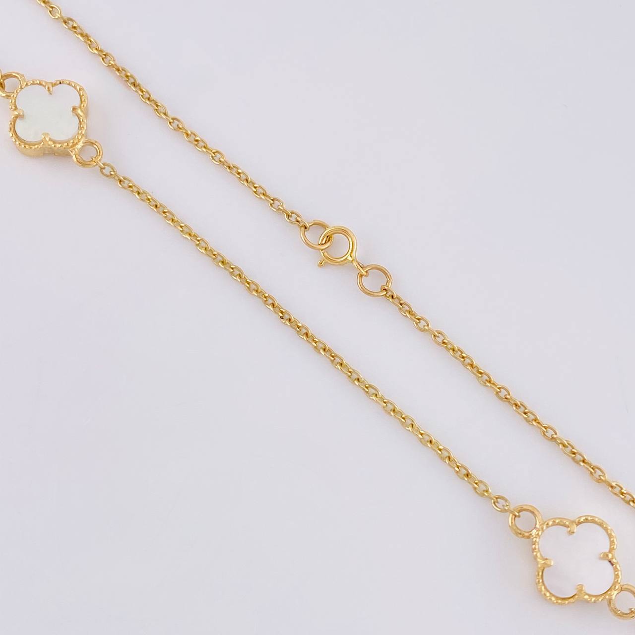 Cadena Aro Seguido Trebol 8.75 g / 19 3/4 in / 1.5 mm Oro Amarillo 18K