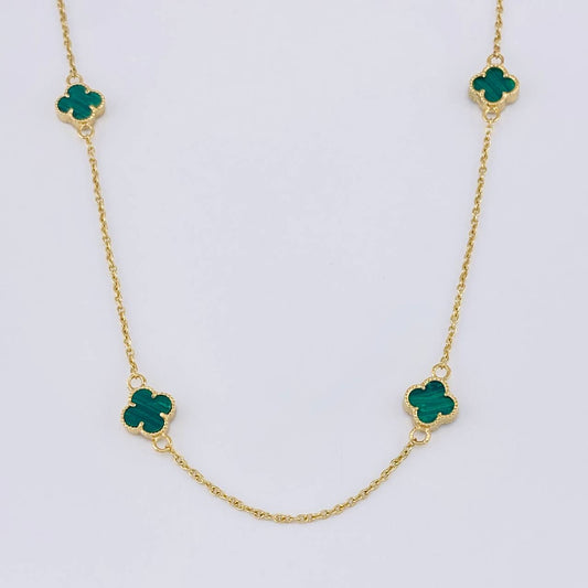 Cadena Aro Seguido Trebol 8.35 g / 20 1/4 in / 1.5 mm Oro Amarillo 18K