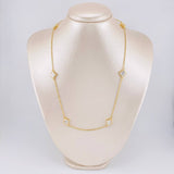 Cadena Aro Seguido Trebol 8.75 g / 19 3/4 in / 1.5 mm Oro Amarillo 18K