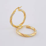 Candongas Lula 2.5 g / 1 in Tres Oros 18K