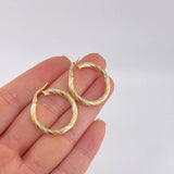 Candongas Lula 2.5 g / 1 in Tres Oros 18K