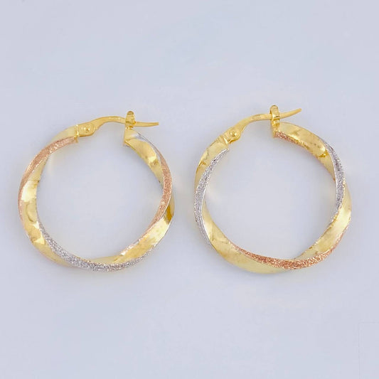 Candongas Maryal 2.05 g / 1 in Tres Oros 18K