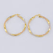 Candongas Maryal 2.9 g / 1 1/2 in Tres Oros 18K