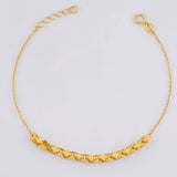 Classic Link Bracelet Starry 2.55 g / 7 in / 0.7 mm Yellow Gold 18K