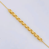 Classic Link Bracelet Starry 2.55 g / 7 in / 0.7 mm Yellow Gold 18K