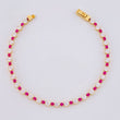 Tennis Bracelet Bubble 3.6 g / 6 in / 3.1 mm 18K Yellow Gold