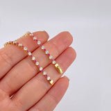 Tennis Bracelet Bubble 3.6 g / 6 in / 3.1 mm 18K Yellow Gold