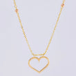 Cadena Aro Seguido Silueta Corazón 3.65 g / 17 1/4 in / 3.65 mm Tres Oros 18K