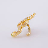 Piercing Earcuff Simulador Serpiente 1.55 g / 3/4 in Oro Amarillo 18K