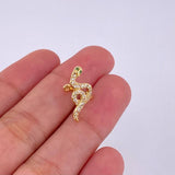Piercing Earcuff Simulador Serpiente 1.55 g / 3/4 in Oro Amarillo 18K