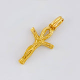 Dije Cruz Cristo Ansada 5.55 g / 1 1/2 in Oro Amarillo 18K