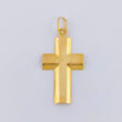 Plain Cross Pendant 1.35 g / 1 1/4 in 18K Yellow Gold