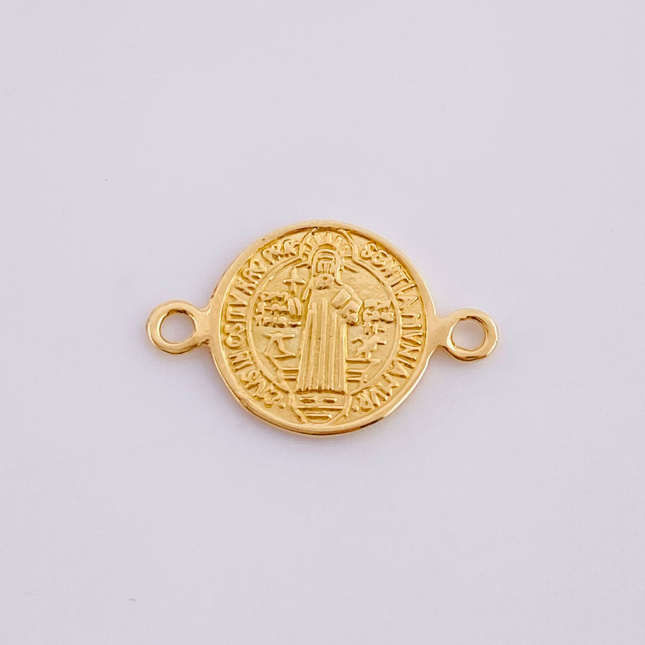 Herraje San Benito 0.8 g / 3/4 in Oro Amarillo 18K