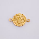 Herraje San Benito 1.8 g / 3/4 in Oro Amarillo 18K