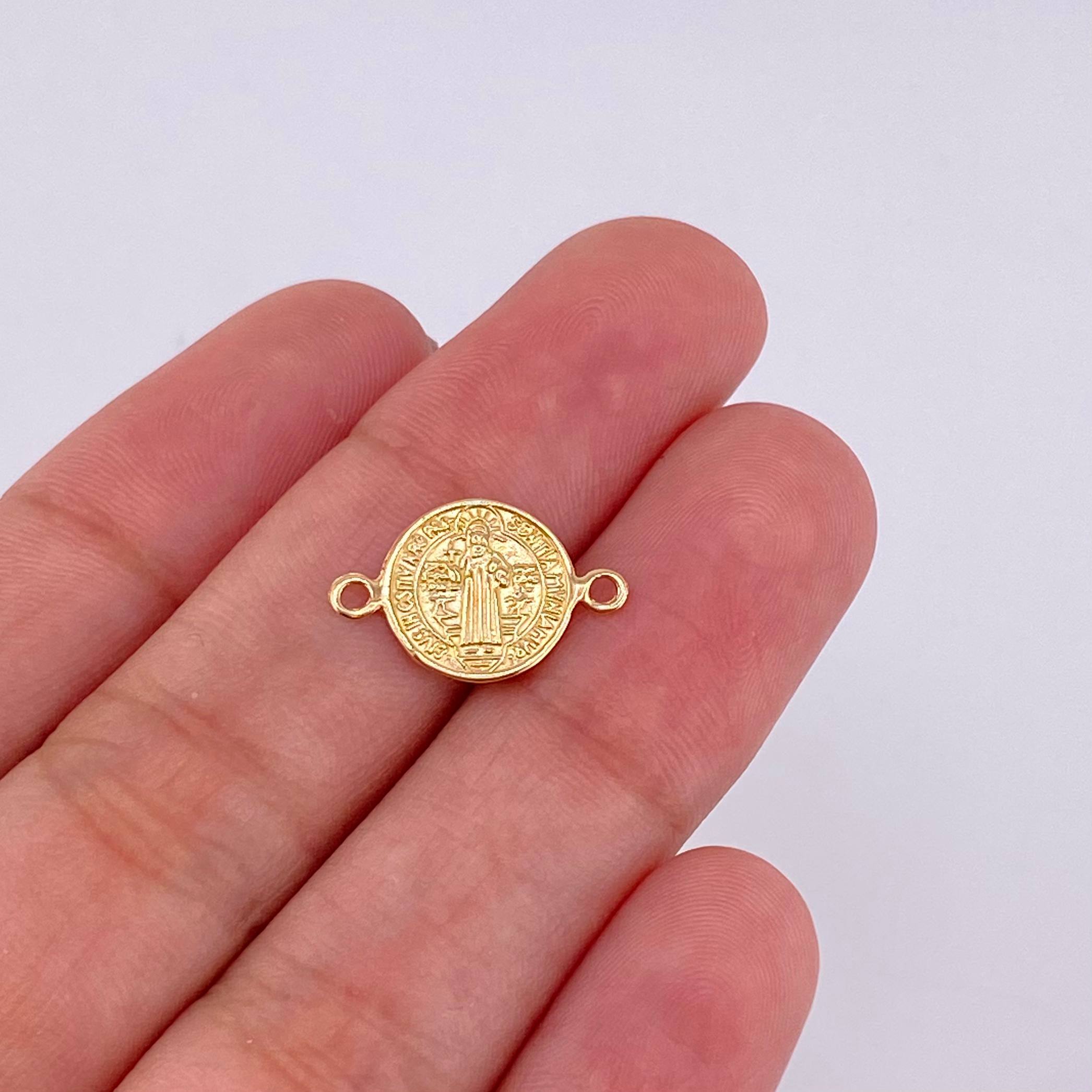 Herraje San Benito 0.8 g / 3/4 in Oro Amarillo 18K