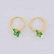 Candongas Dije Mariposa 0.65g / 1/2 in Oro Amarillo 18K