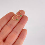 Candongas Dije Mariposa 0.65g / 1/2 in Oro Amarillo 18K